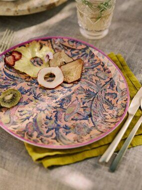 3 x Anthropologie Tangier Oasis Melamine Side Plates New